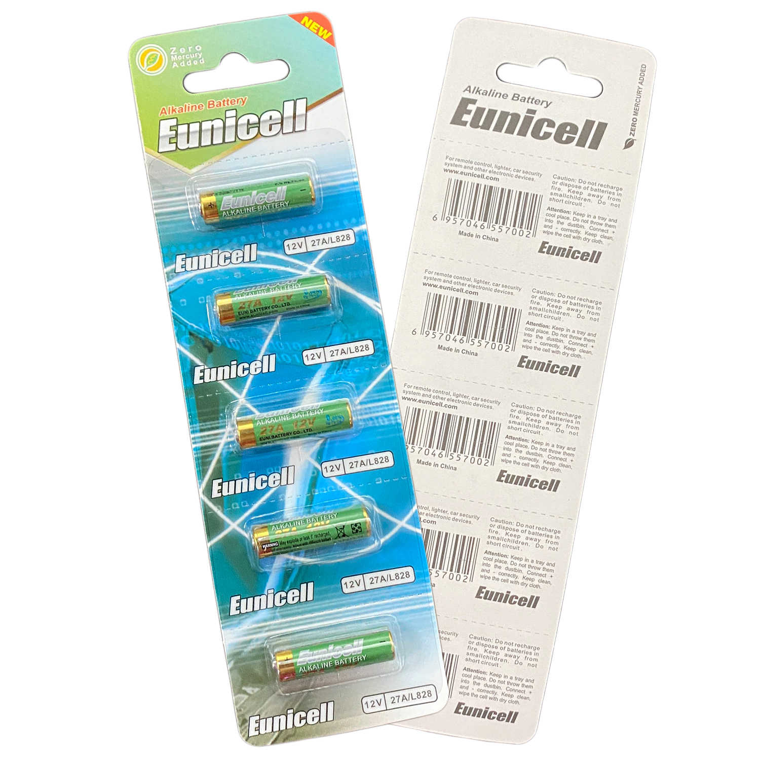 Eunicell 12v 27a Aa щелочные батареи, супер Первичная батарея 23A 27A 4LR44 Aa Aaa 6lr61