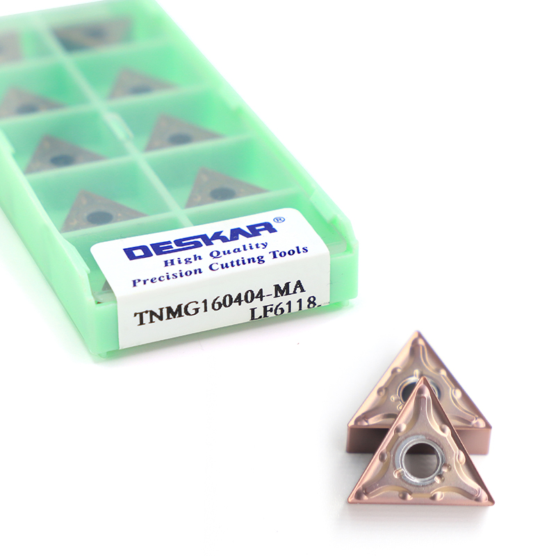Deskar TNMG160404-MA TNMG160408-MA LF6118 резак для машины типа TNMG 16048 160404 Inserto ЧПУ токарно-винторезный станок инструмент оригинального кроя карбидная вставка