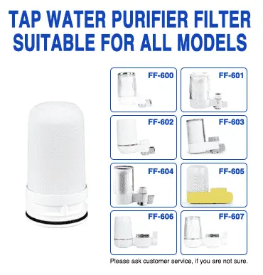 Kitchen Water Purifier 8 Stages Easy Install Faucet Tap Connected Water Filter Faucet Nozzle