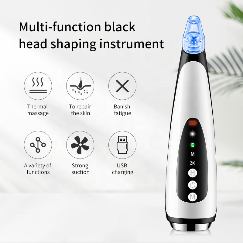 Blackhead remover vacuum led blackhead suction instrument