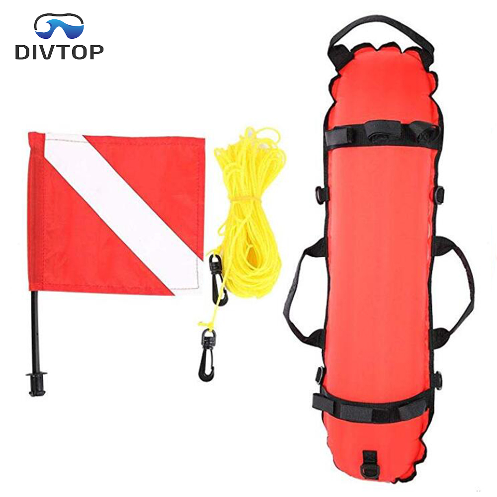 Жесткий поплавок DIVTOP для подводной охоты с аксессуарами