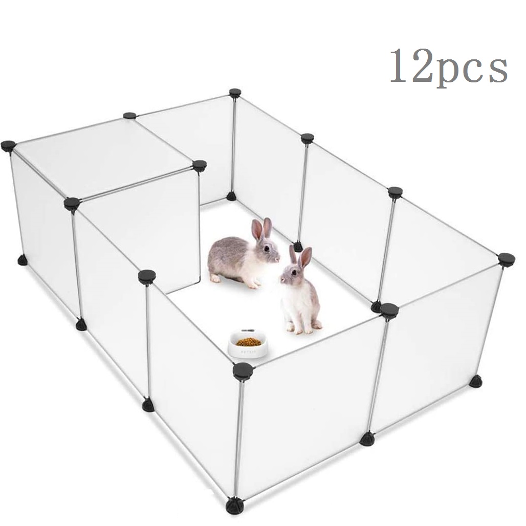 wholesale pet cage portable Large Exercise Enclosure DIY Plastic Modular Fence for Hamster Pet