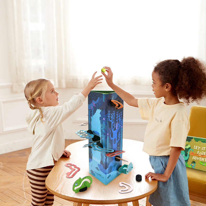 Mideer Board Game Let It Roll Forest Adventure Changeable Tracks Enjoy Physics Fun Educational Toys MD2107