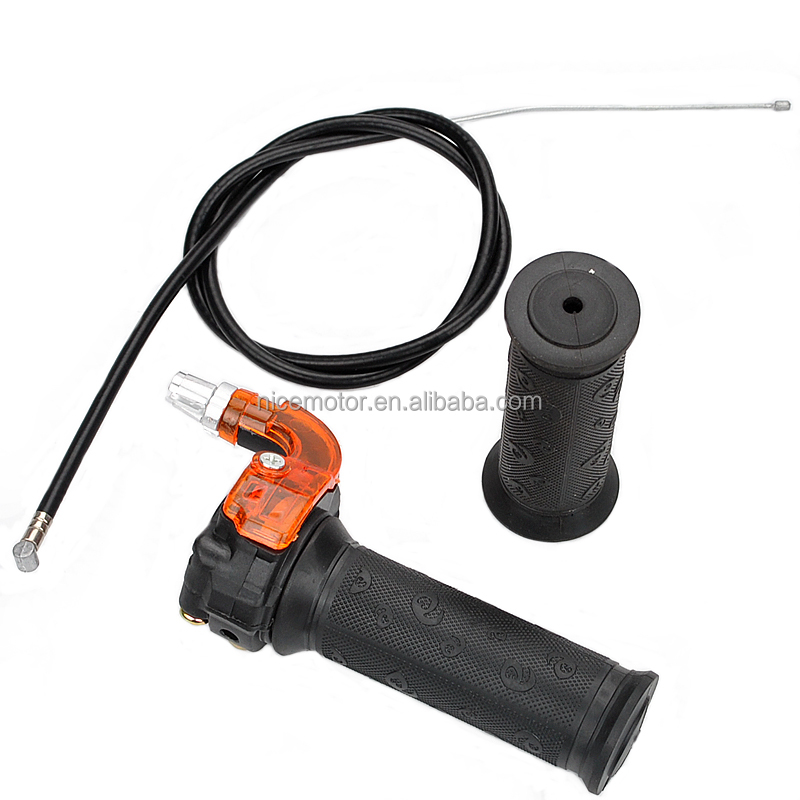 22mm Twist Throttle Accelerator Grip + Cable 49cc Kids Mini Monkey Quad Dirt Bike ATV Scooter motorcycle