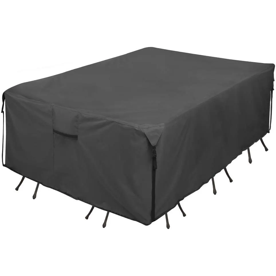 UV Resistant Durable Waterproof Dustproof Rectangular Patio Table Outdoor Furniture Cover for Garden