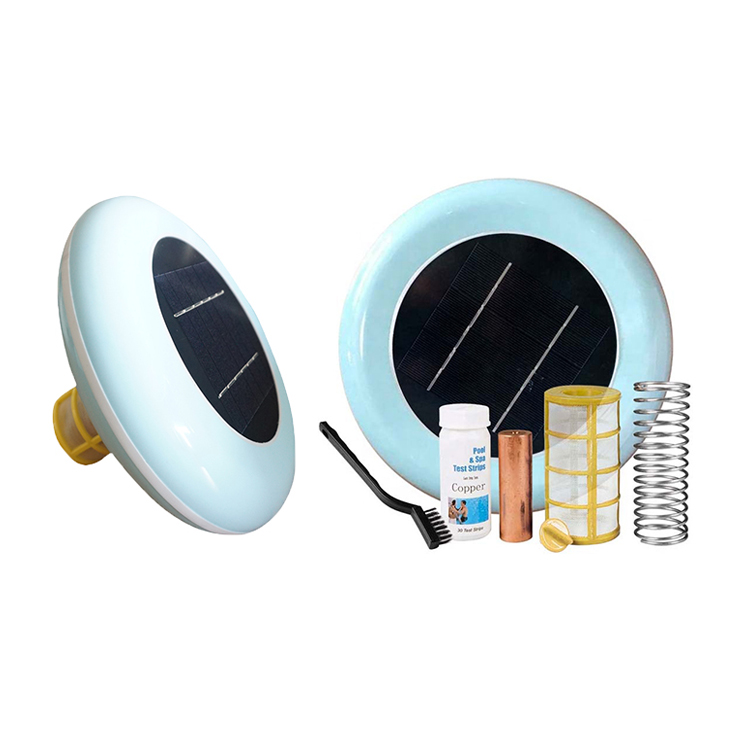 High quality outdoor ionizador para piscina solar, new swimming pool clean water copper pool ionizer solar