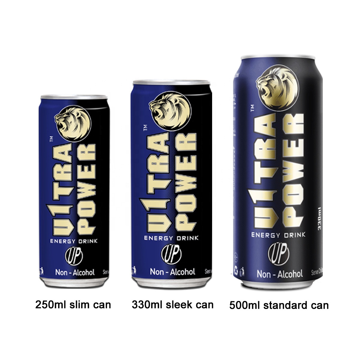Энергетический напиток Private Label 250 мл/330 мл/500 мл