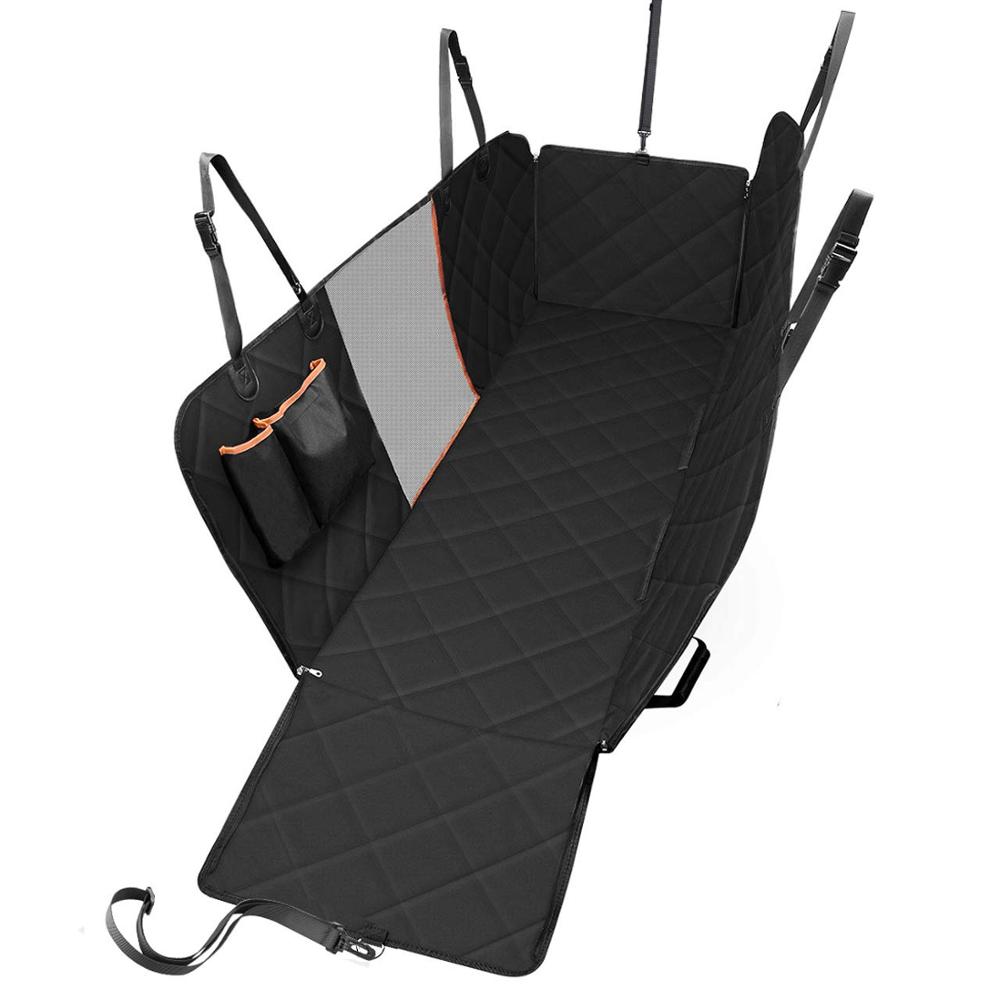 High Quality Portable Waterproof 600D Oxford Anti-slip Pet car seat cover 137*147cm With Breathable Mesh Window