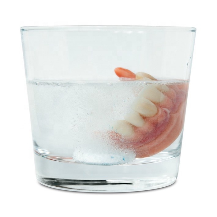Convenient Portable Cleaner Products Effervescent Denture Cleaning Tablets