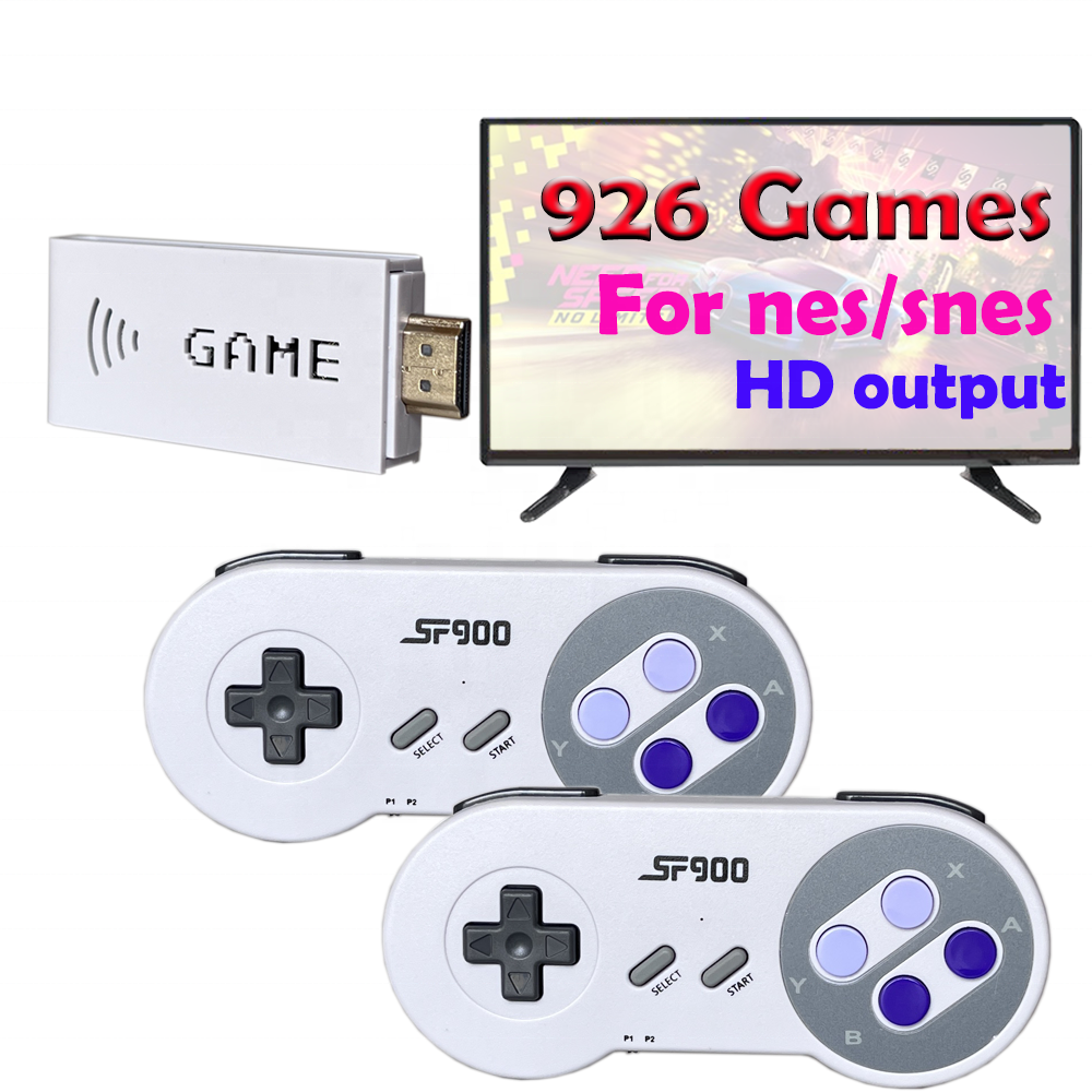 Wolsen 16 Bit HD Mini SF900 Game Stick 4K беспроводной контроллер 926 Ретро игры Встроенная игровая консоль для SFC