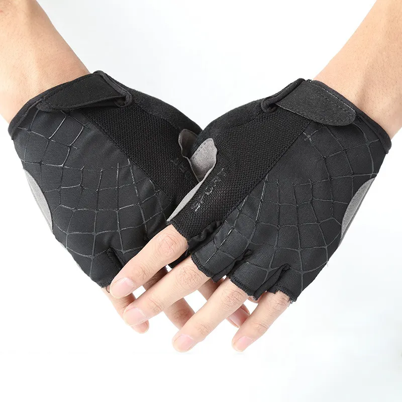 Motorcycle Riding Gloves Motocross Breath Half Finger Motorcycle Hand Bicycle Gloves Racing Fingerless Gloves