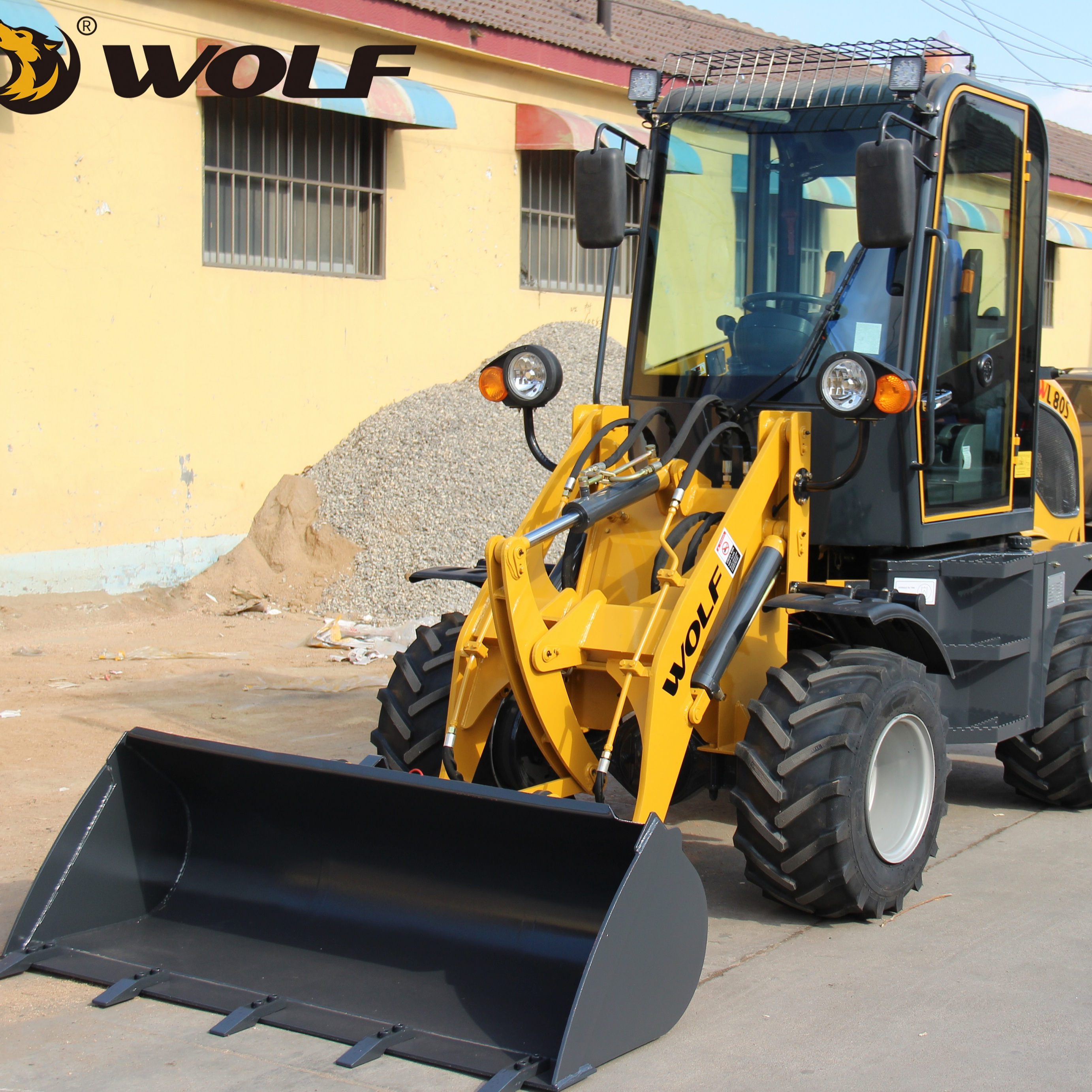 Миниатюрный radlader Wolf ZL908 в Германии