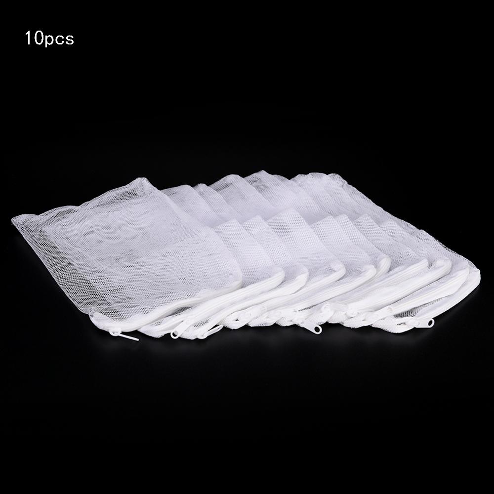 Bag For Bio Ball Carbon Media Ammonia Aquarium 10pcs White Aquarium Mesh Bag Aquarium Pond Filter Net Fish Tank Isolation Bag