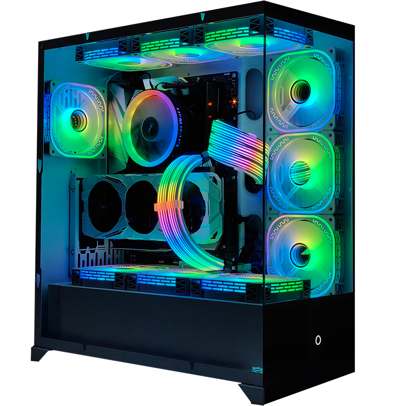 Комплект удлинительных кабелей для ПК с RGB-подсветкой, комплект кабелей с плетеным RGB кабелем для компьютера и игрового чехла