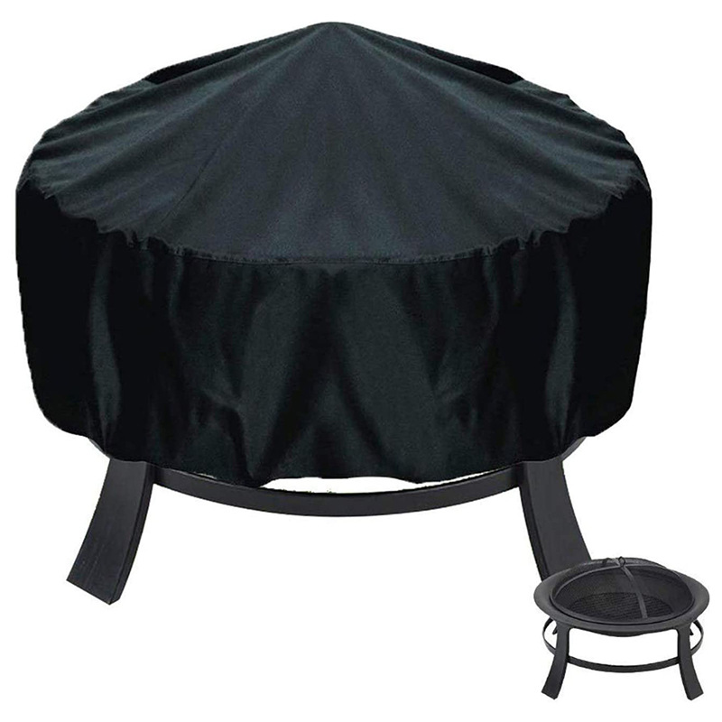 Customized winter thickened brazier cover outdoor garden charcoal fire cover waterproof Oxford cloth outdoor cover