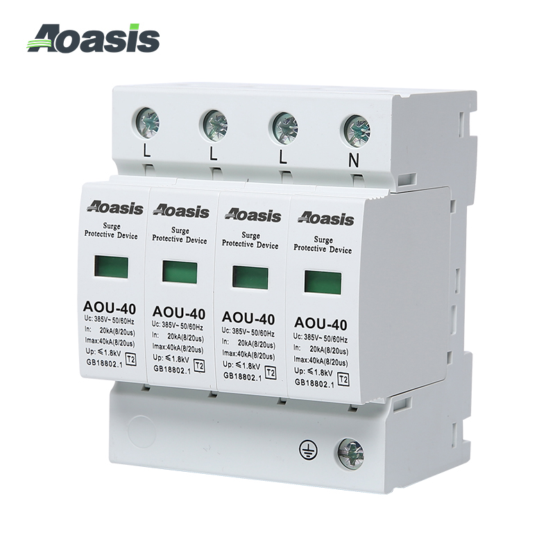 AOASIS C 4P 3P 2P подгонянное литое защитное устройство от перенапряжения SPD