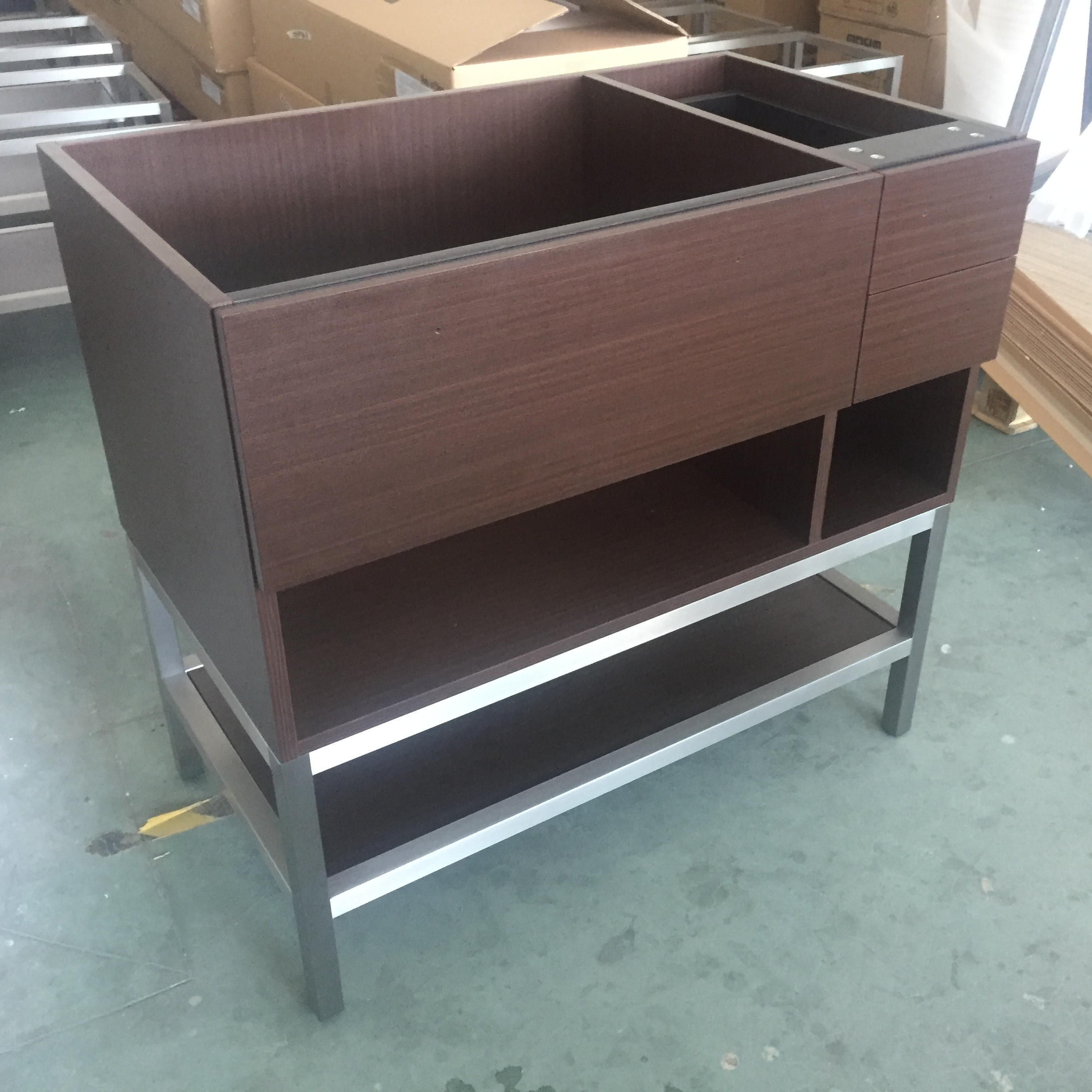 Popular bathroom cabinet modern design for US Hotel