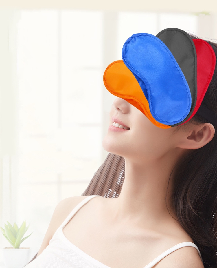 Protection Travel Cute Sleeping Eye Mask Air travel Sleeping Eye Satin Silk Eye Shadow