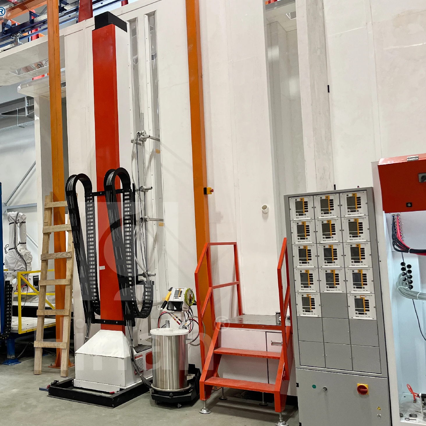 Aluminum profiles chemical industry powder coating production line