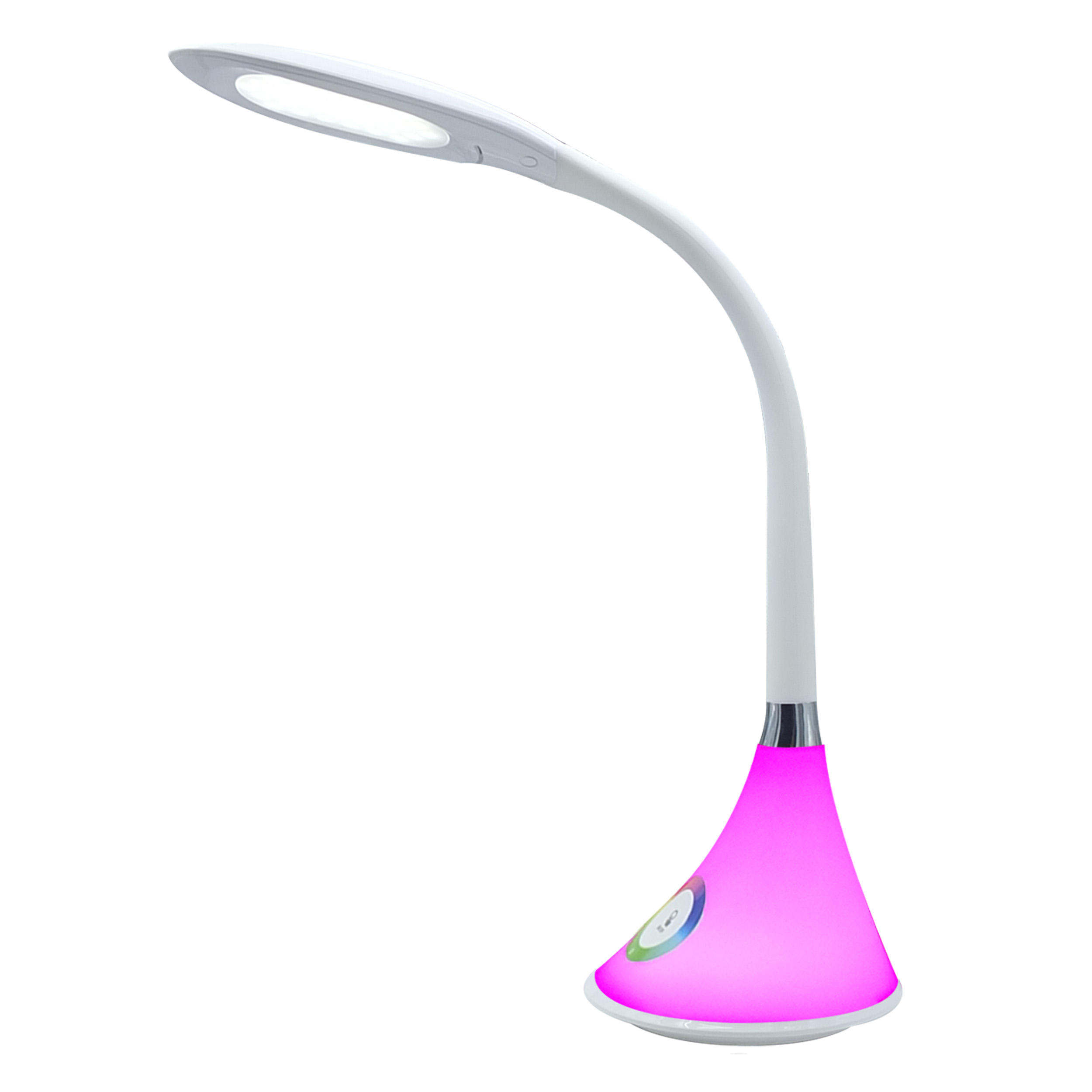 RGB Color Change Office Modern Indoor Hotel Home Bed Side led Goose Neck Table Desk Reading Lamps