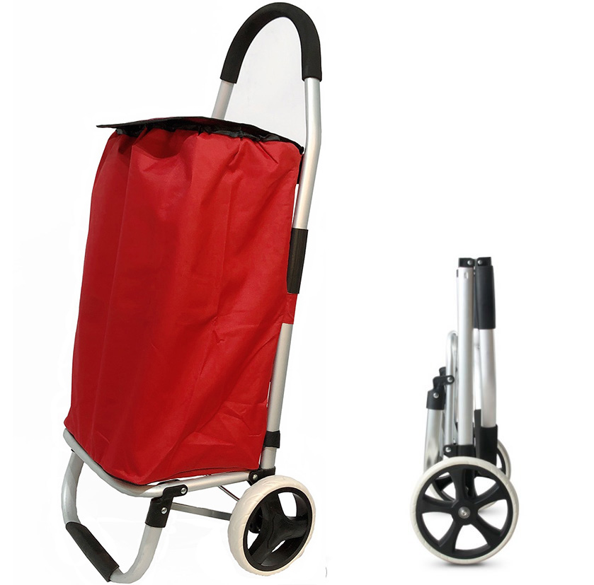 folding de compra plegable six wheel multi-functional shopping foldable Hand cart trolley bags supermarket Ready to Ship03