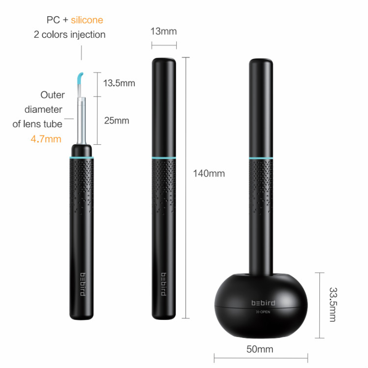 OEM & ODM смартфон, совместимый с wifi, очиститель для ушей, otoscope, эндоскоп bebird m9 pro