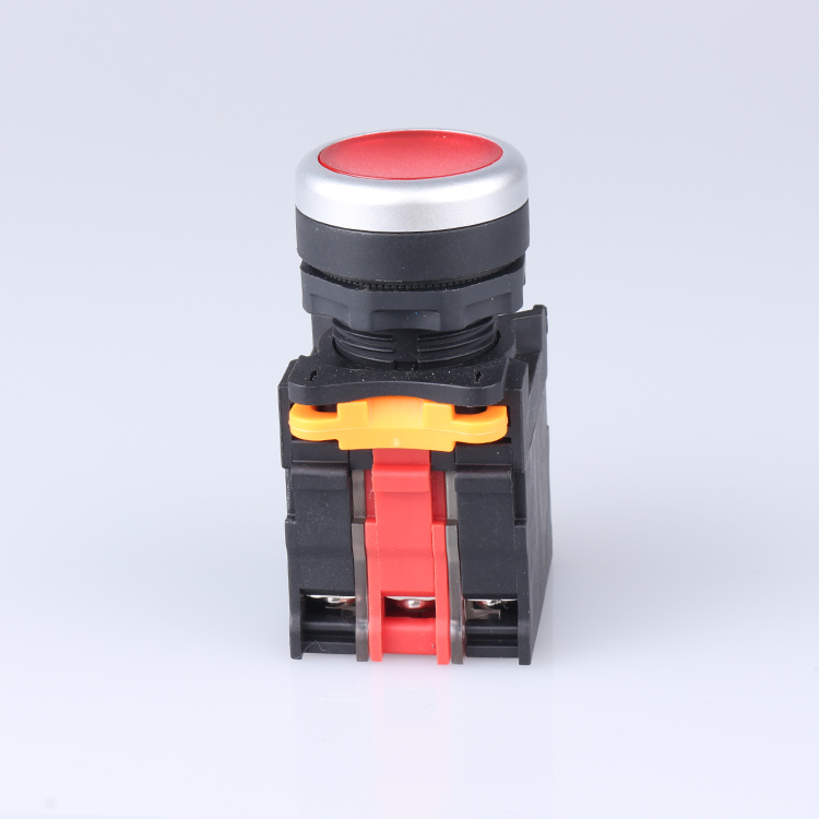 22mm CE LA38 series with light red 10A push button