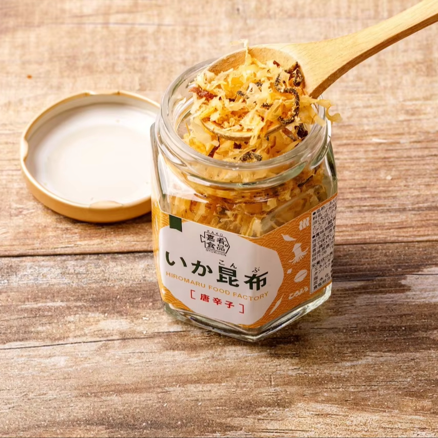 Japanese kitchen seafood squid kelp furikake with chili pepper mixed seasoning for food industry