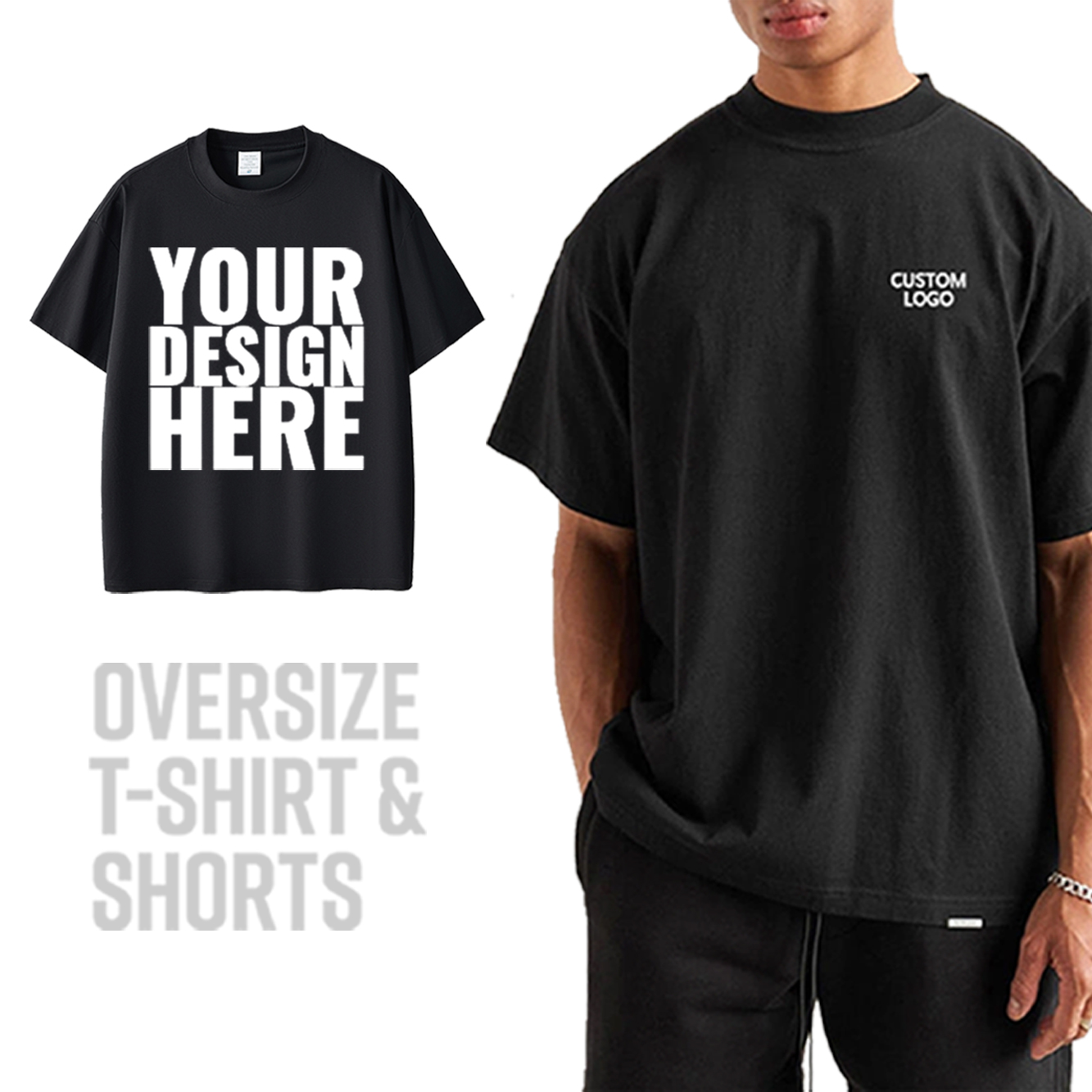 High Quality Printed Gym Wear Heavyweight T-shirt Custom Vintage Blank Tshirt Plain Bulk Oversized Cotton T Shirt For Men