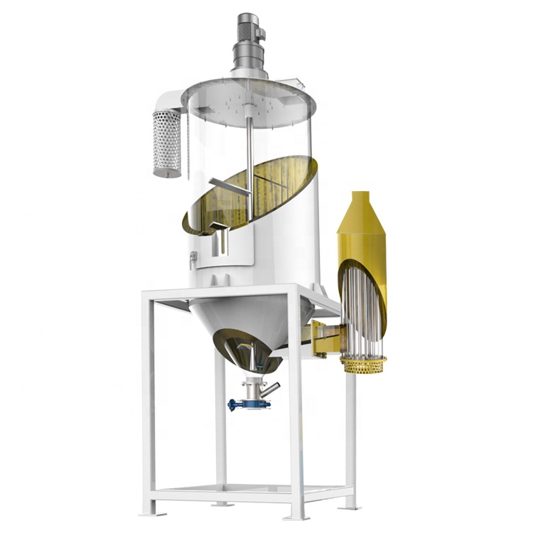 PET pellet crystallization and dehumidifying dryer system machine