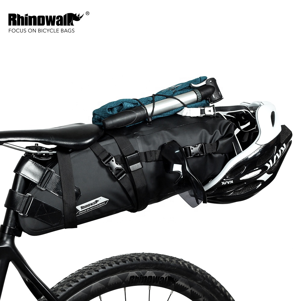 Rhinowalk10L Водонепроницаемая велосипедная сумка для горного велосипеда, велосипедная сумка, велосипедная сумка на заднее сиденье
