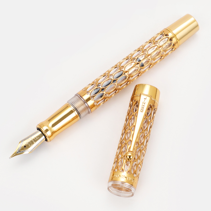 Jinhao век 100 сетчатая полая серия Красивая Изысканная Высокая внешность Роскошная премиальная авторучка для письма