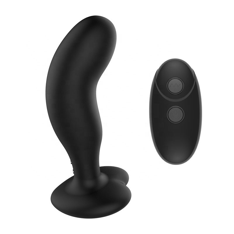 Wholesale adult fun toys for adults remote control butt plug extra long vibrator dildo anal black anal pulg