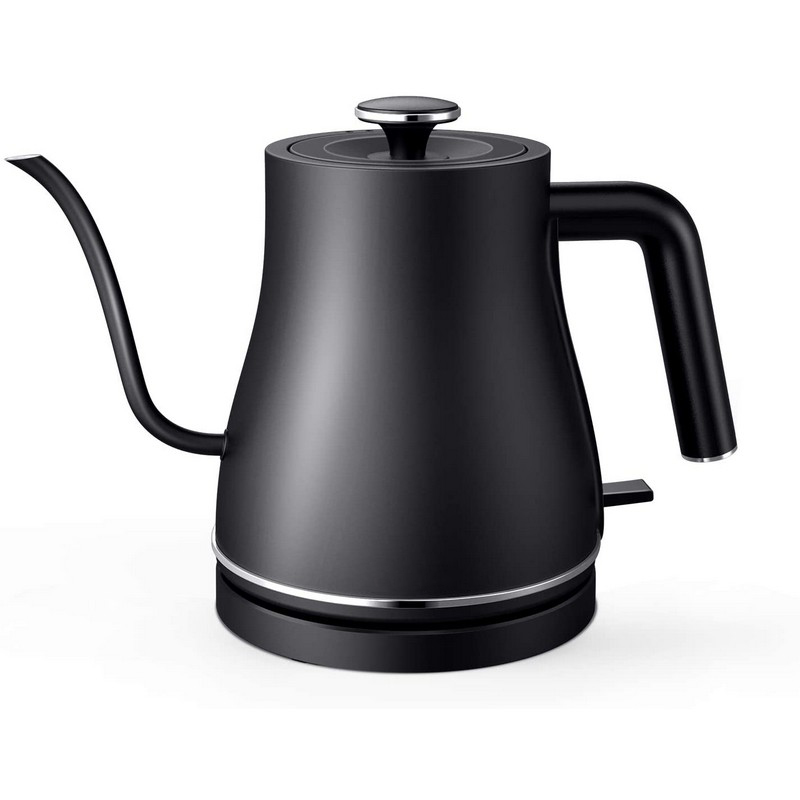 portable retro small mini capacity gooseneck tea maker electric kettle with tray