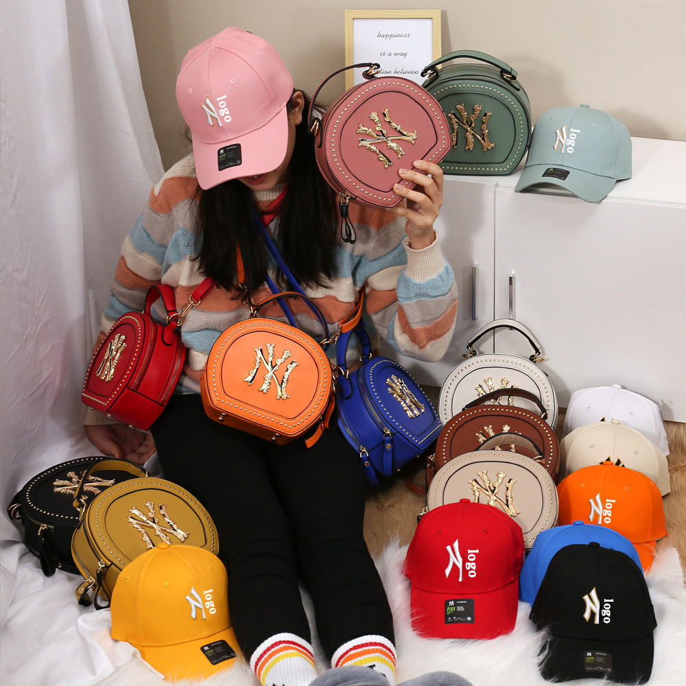 New trend 2 piece women purses ny hat and purse set hand bags ladies handbags for women bags handbags 2021