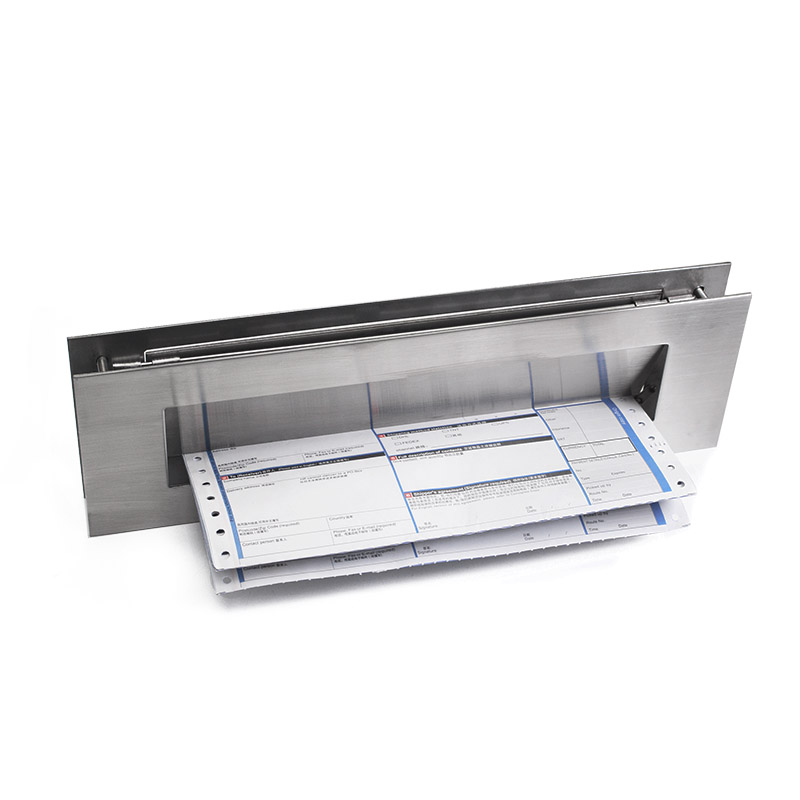 Stainless steel anti-rust wooden door mail slot