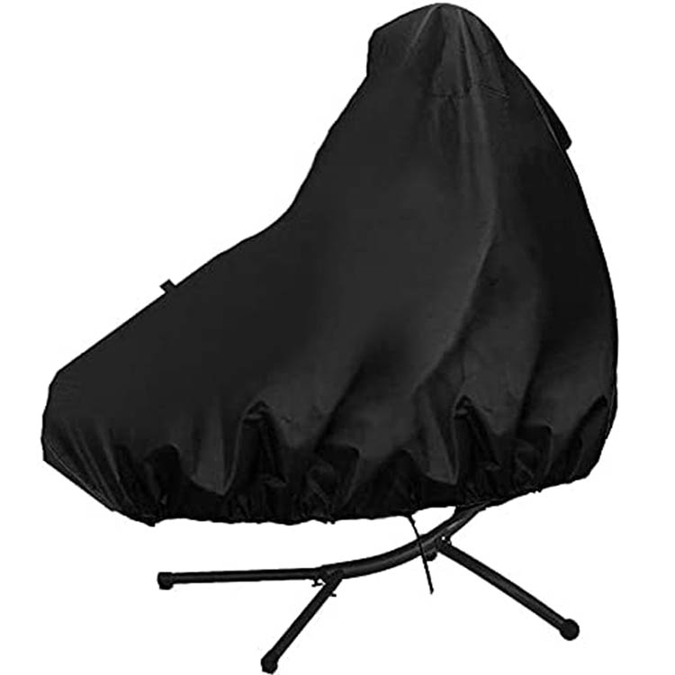 Black Oxford waterproof furniture cover suspended lounge chair cover