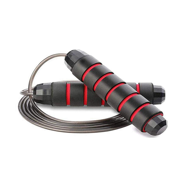 Adjustable Steel Jumping Rope with Rapid Ball Bearings and Foam Handle Tangle-Free Jump Rope Skipping Rope