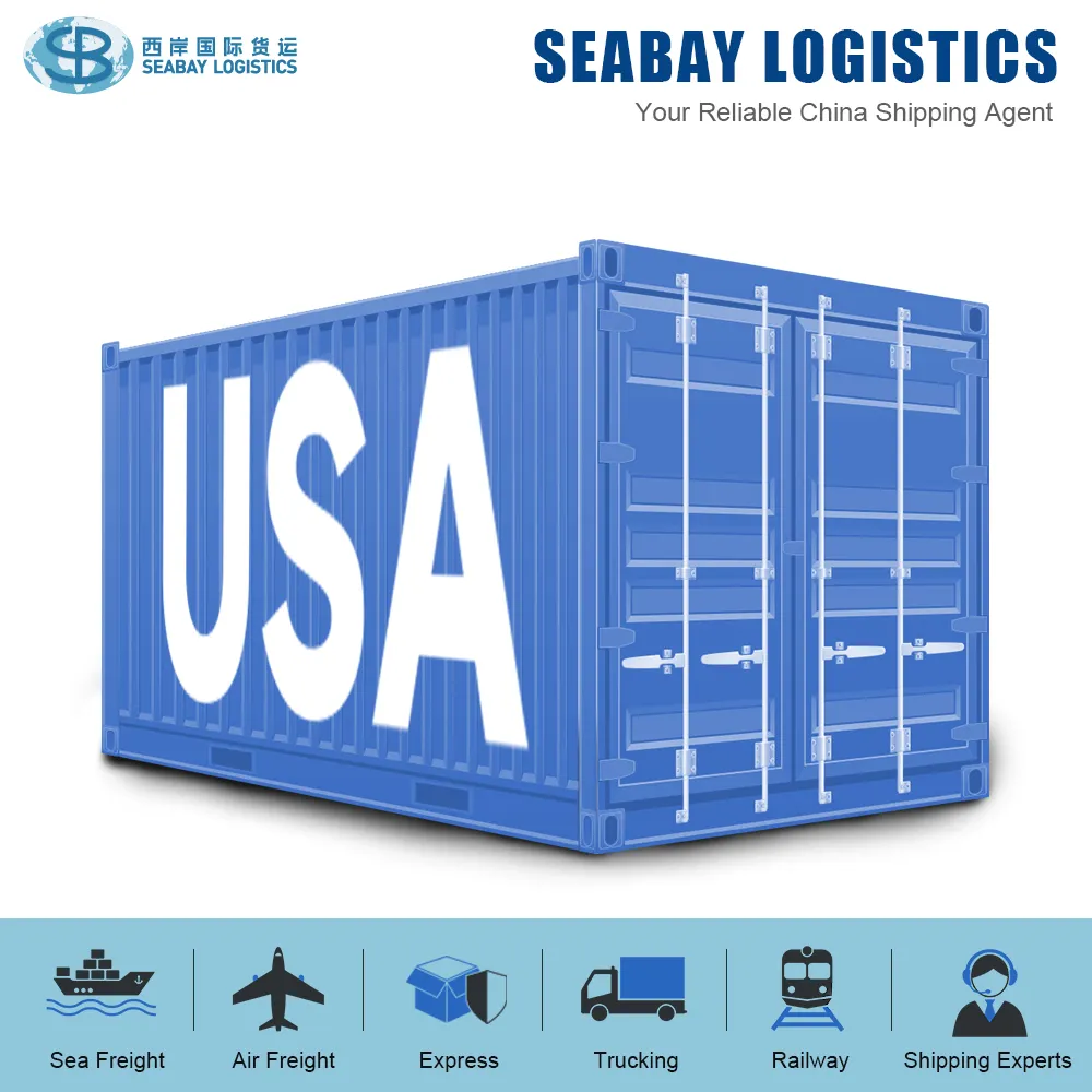 With Good Service Sea Freight Shipping China To Us America Shipping To Usa Ddu Ddp Professional Freight Forwarder Agent