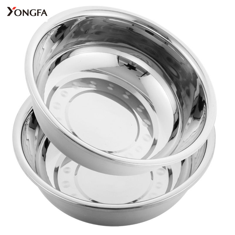 Factory price stainless steel kitchen bowl high quality metal basin usage vegetable washing basin