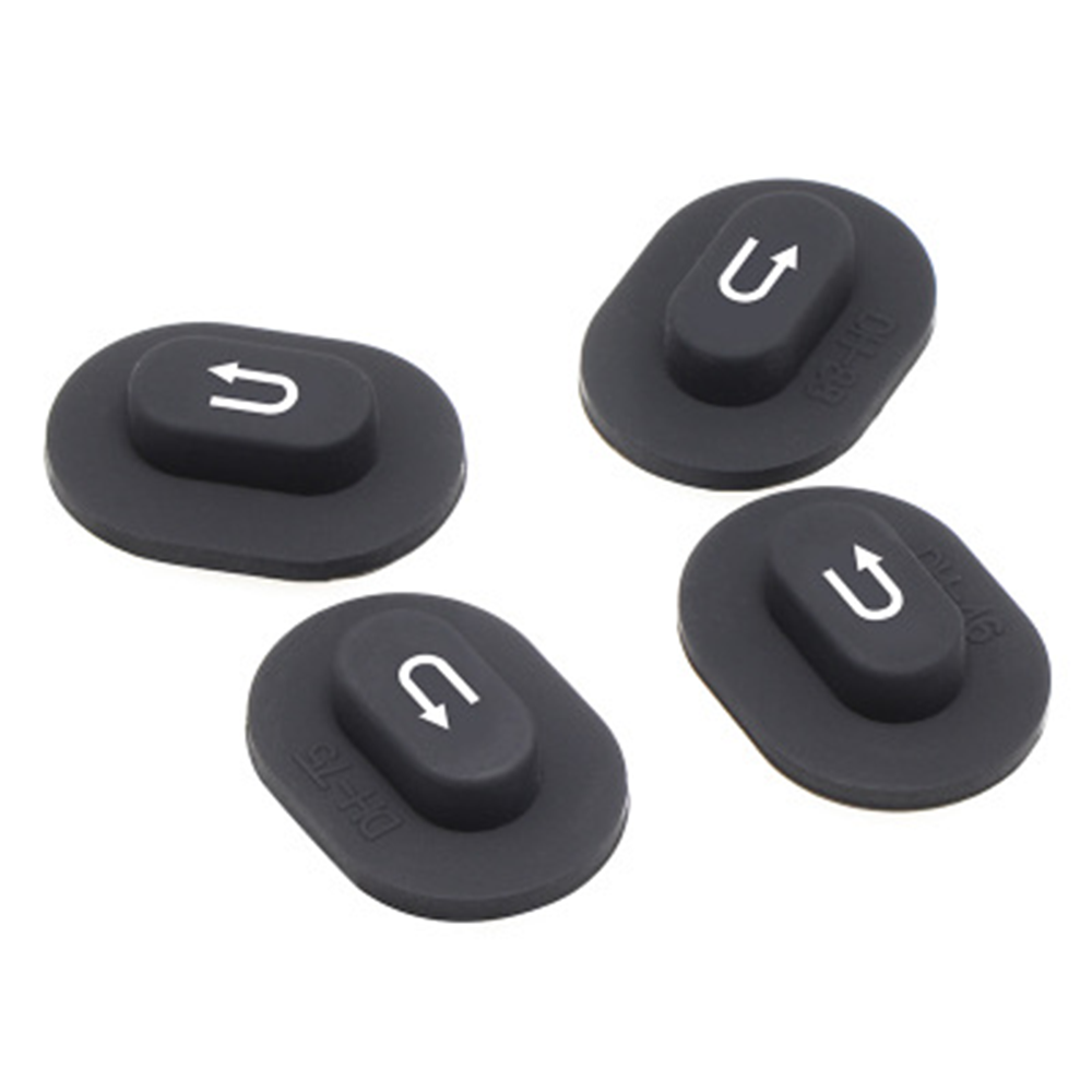 Customized silicone rubber power button