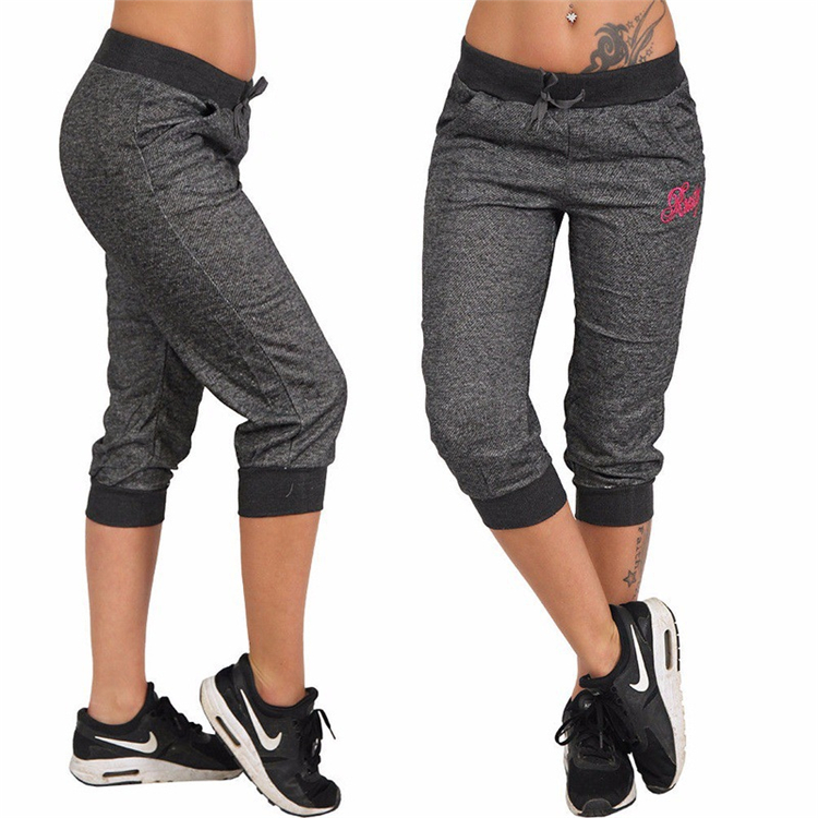 China Custom Made Plain Dyed knitted Anti-Static Sustainable Elastic Waist Pants