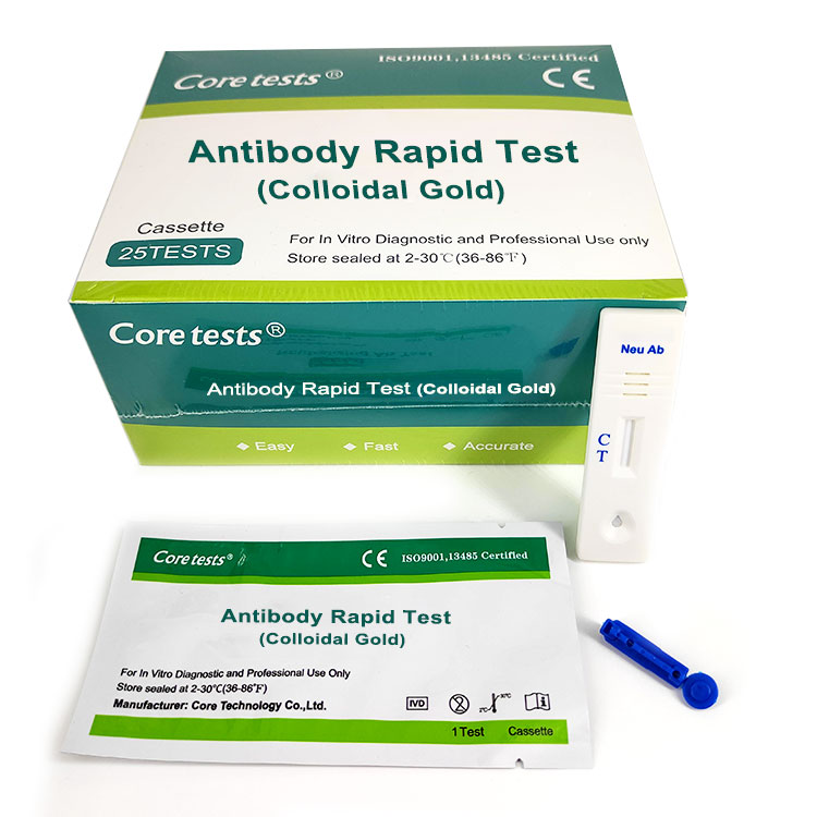 Medical Rapid Self Inspection Diagnos Antibody Test Kit Colloidal Gold