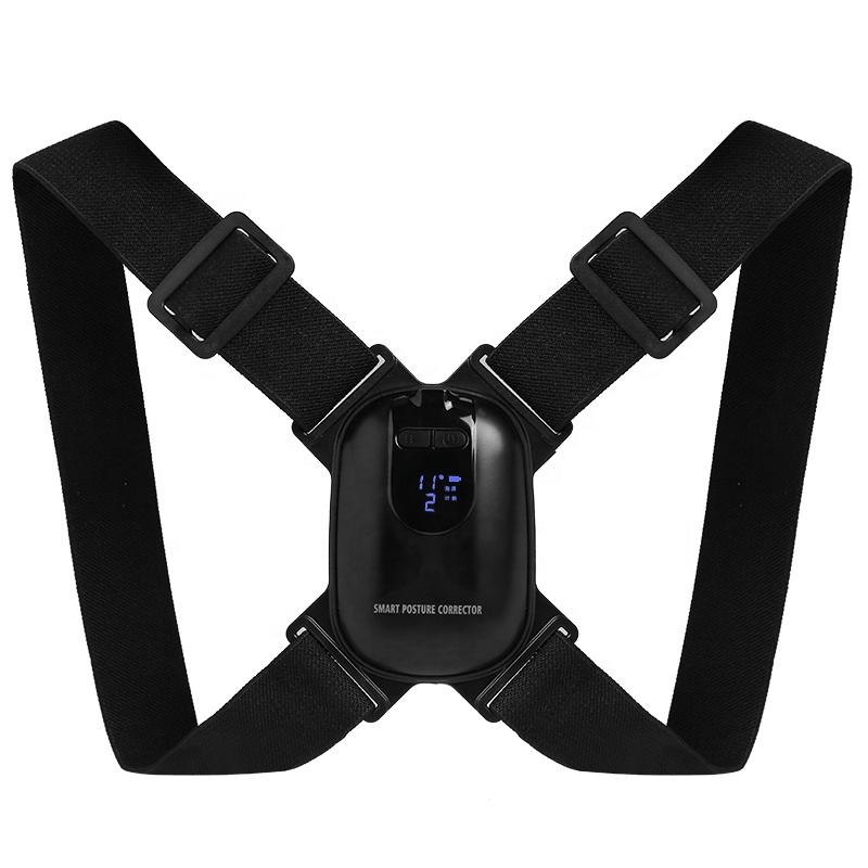 Custom logo Smart Posture Corrector with Intelligent Vibration Reminder Automatic counting Angle setting for Adults and Kids
