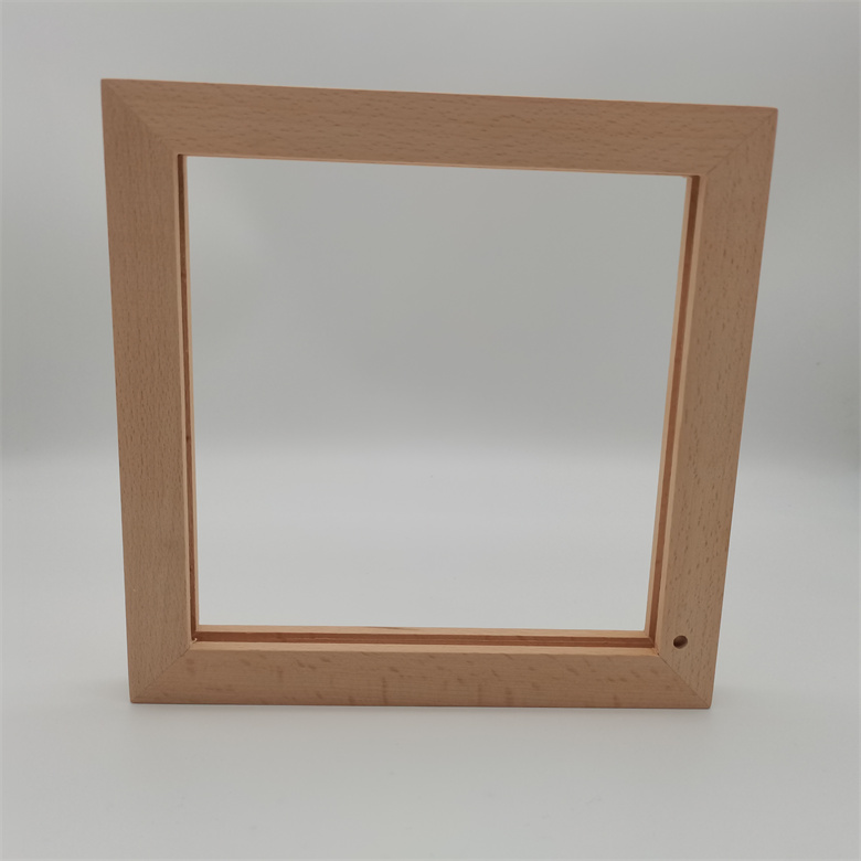 Gift LED Wooden Photo Frame Night Light 3D Without Acrylic Light Warm White