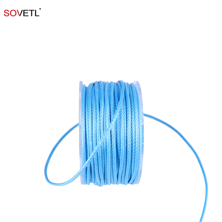 UHMWPE линия 1,1 мм 1,8 мм 2 мм высокопрочная веревка для водного спорта Кайтбординг Uhmwpe плетеная линия кайтсерфинга для кайтсерфинга