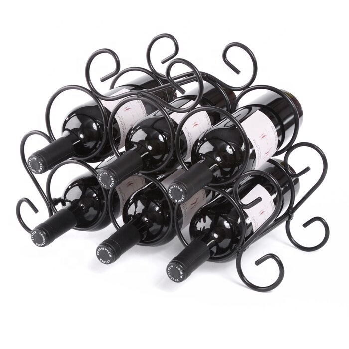 Royal look 12 bottle table top wine bottle rack