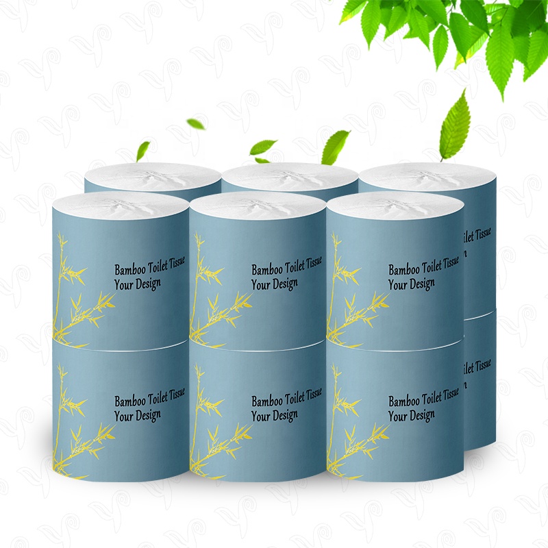 China Supplier Hot-Sale Paper Roll Bathroom Water Soluble And Flushable Toilet tissue