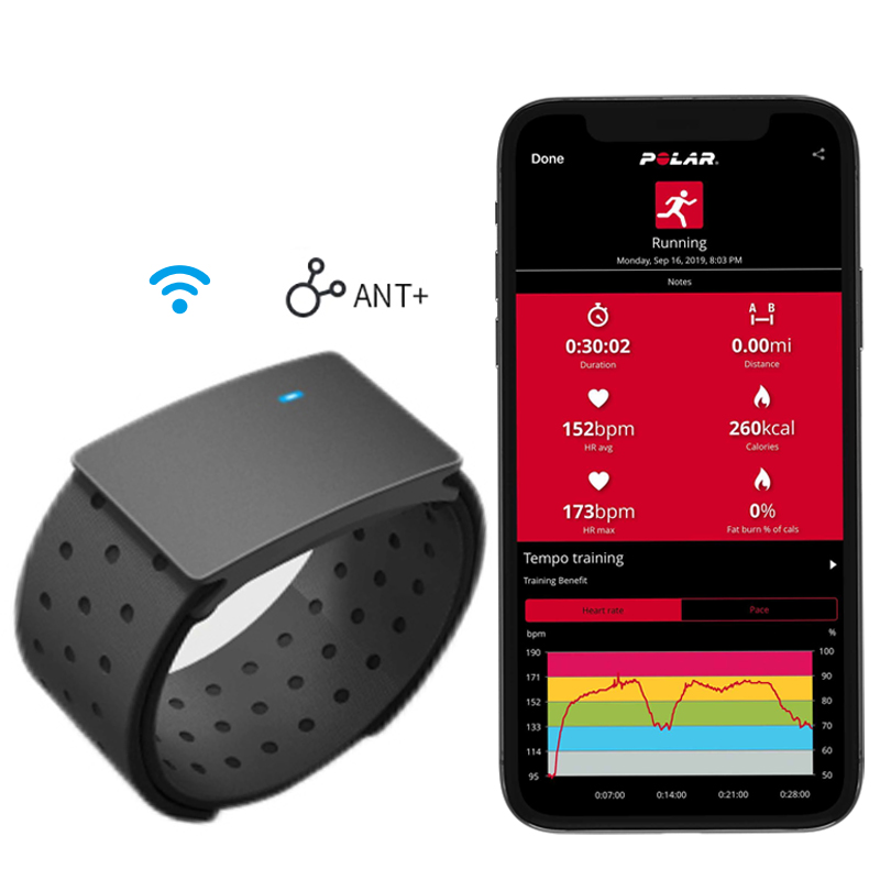 Новинка от kkmark BEL ant + носимый водонепроницаемый наручный повязка на руку эластичный пояс датчик пульсометра трекер Браслет kkmark Ne