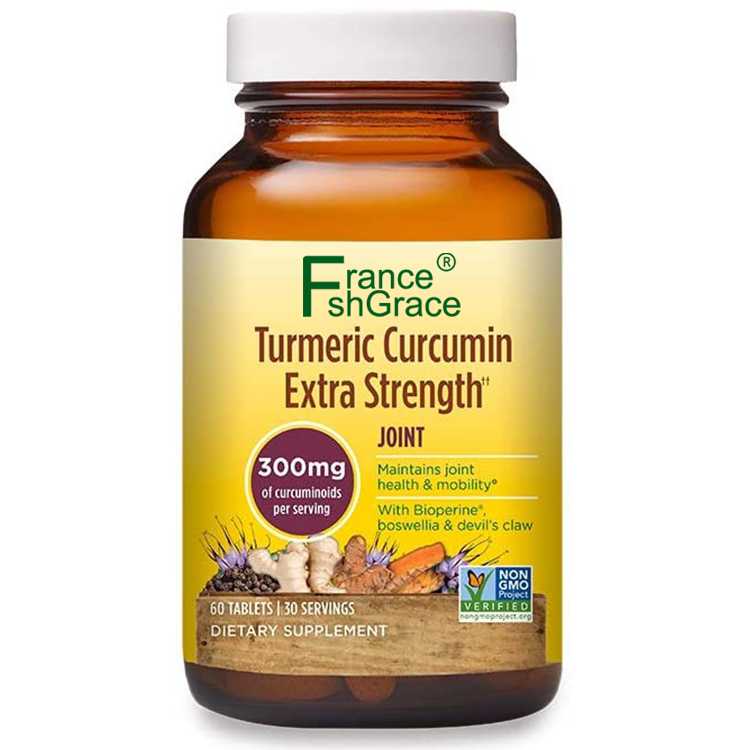 Manufacture Supply Organic Herbal Health Supplement Immune System Joint Muscle Turmeric Ginger Root Extract Powder Capsules